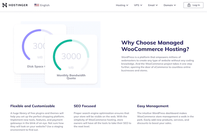 从 Hostinger 选择 WooCommerce 托管的原因
