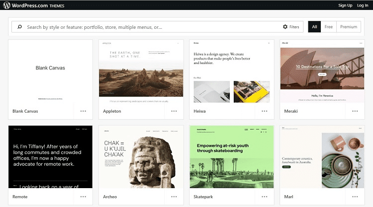 WordPress 主题示例