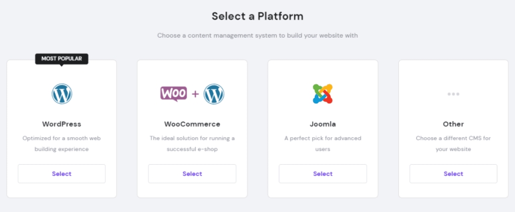 使用 Hostinger 示例安装 WordPress。
