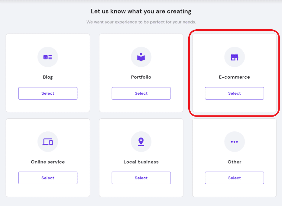 在 Hostinger 帐户上创建您的 WordPress 网站。 让我们知道您正在创建什么。